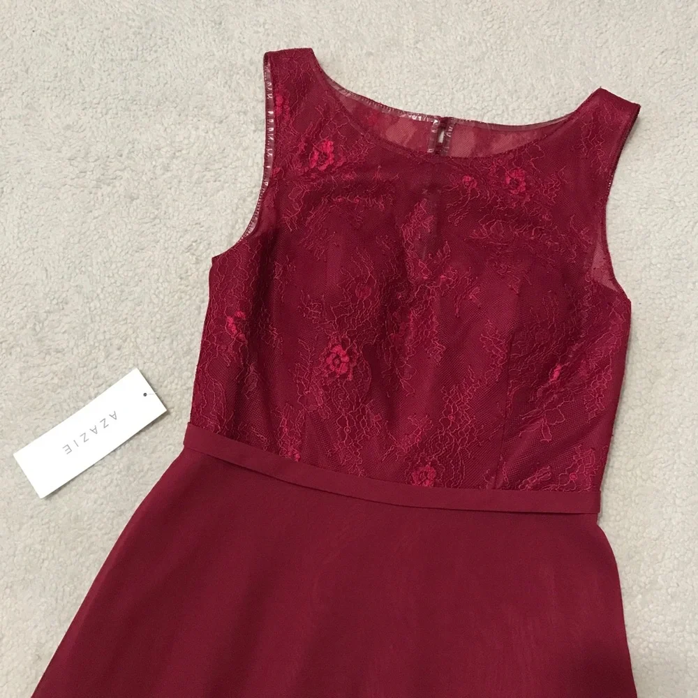 Azazie giana sleeveless